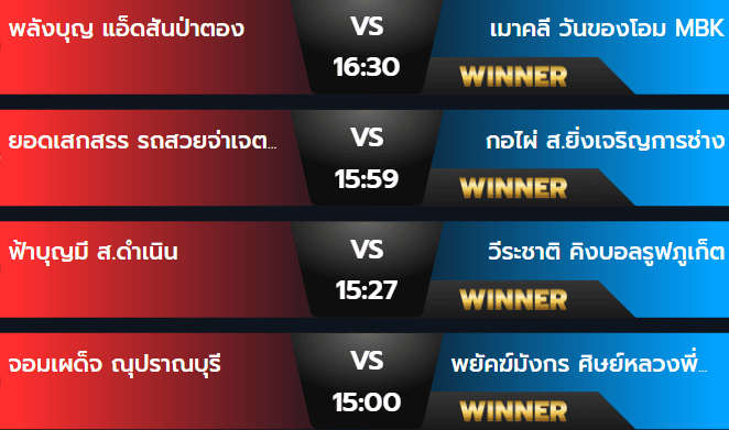 ผลมวยวันศุกร์ 21 กันยายน 2567