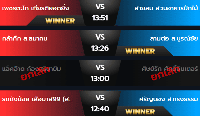 ผลมวยเสาร์ 2 พฤศจิกายน 2567